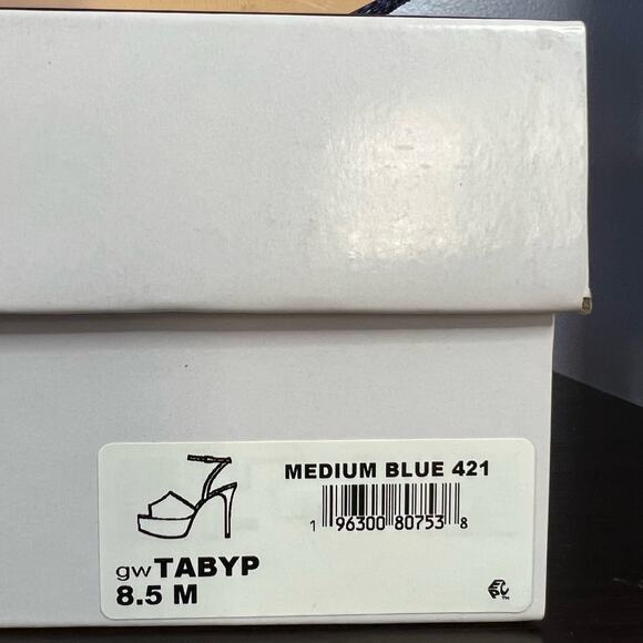 Guess Blue Glitter Heels - Picture 10 of 10